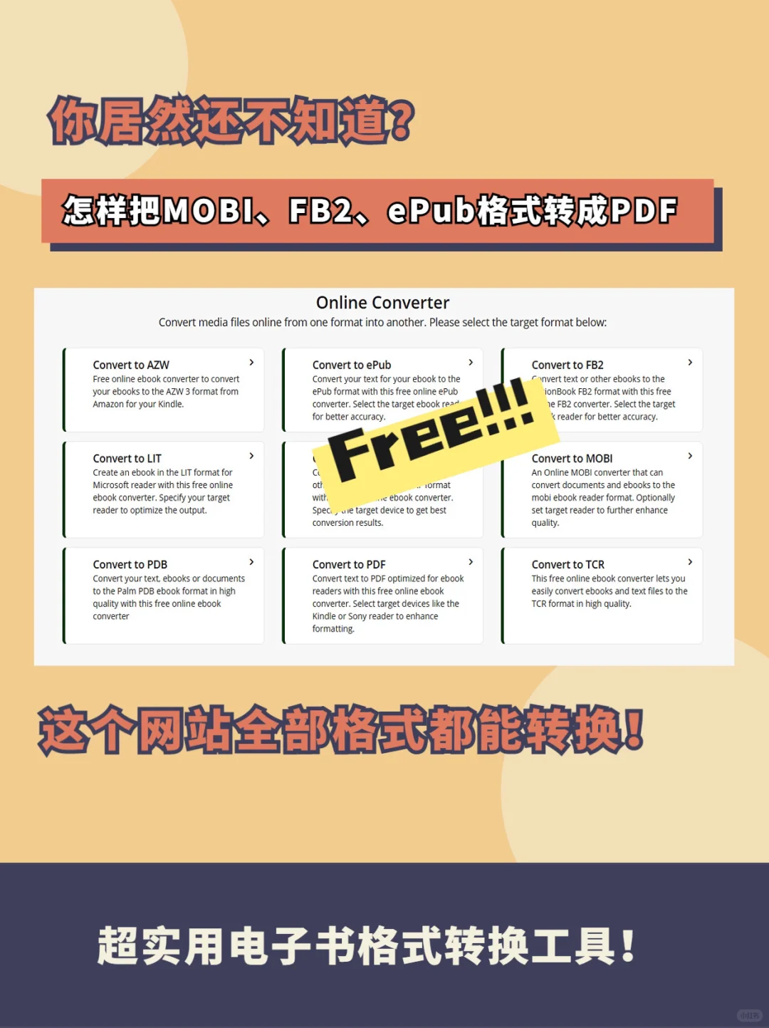 你居然还不知道如何把电子书转化成PDF