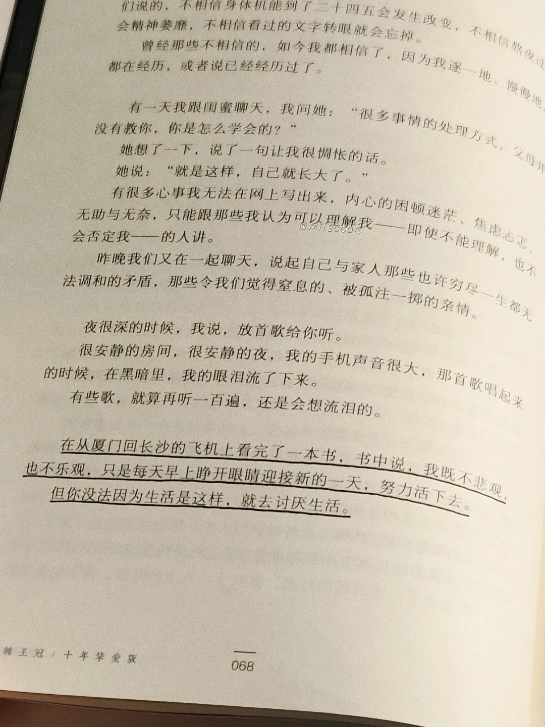 “你说你向往自由，或许还需要一点爱情。”