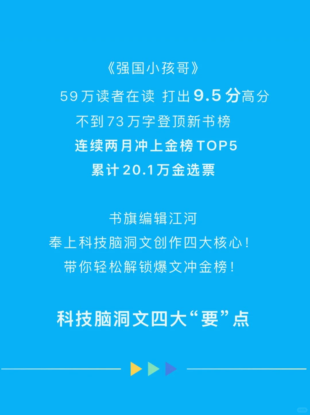 编辑支招|编辑江河分享四大要点登上金榜