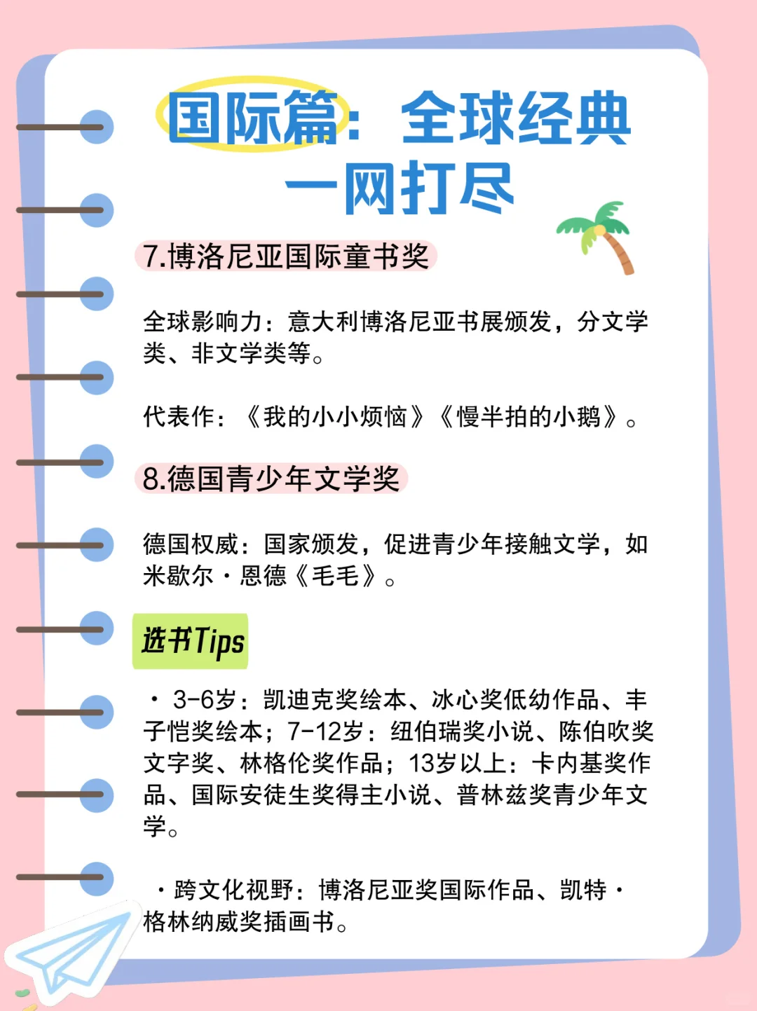 一篇看懂国内外儿童文学大奖
