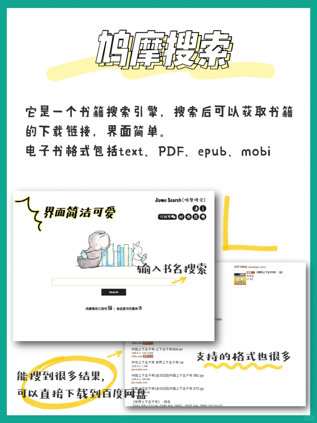 宝藏网站合集‼️全网电子书免费看‼️