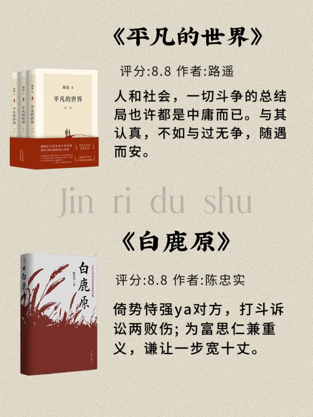 茅盾文学奖评分最高的12本书
