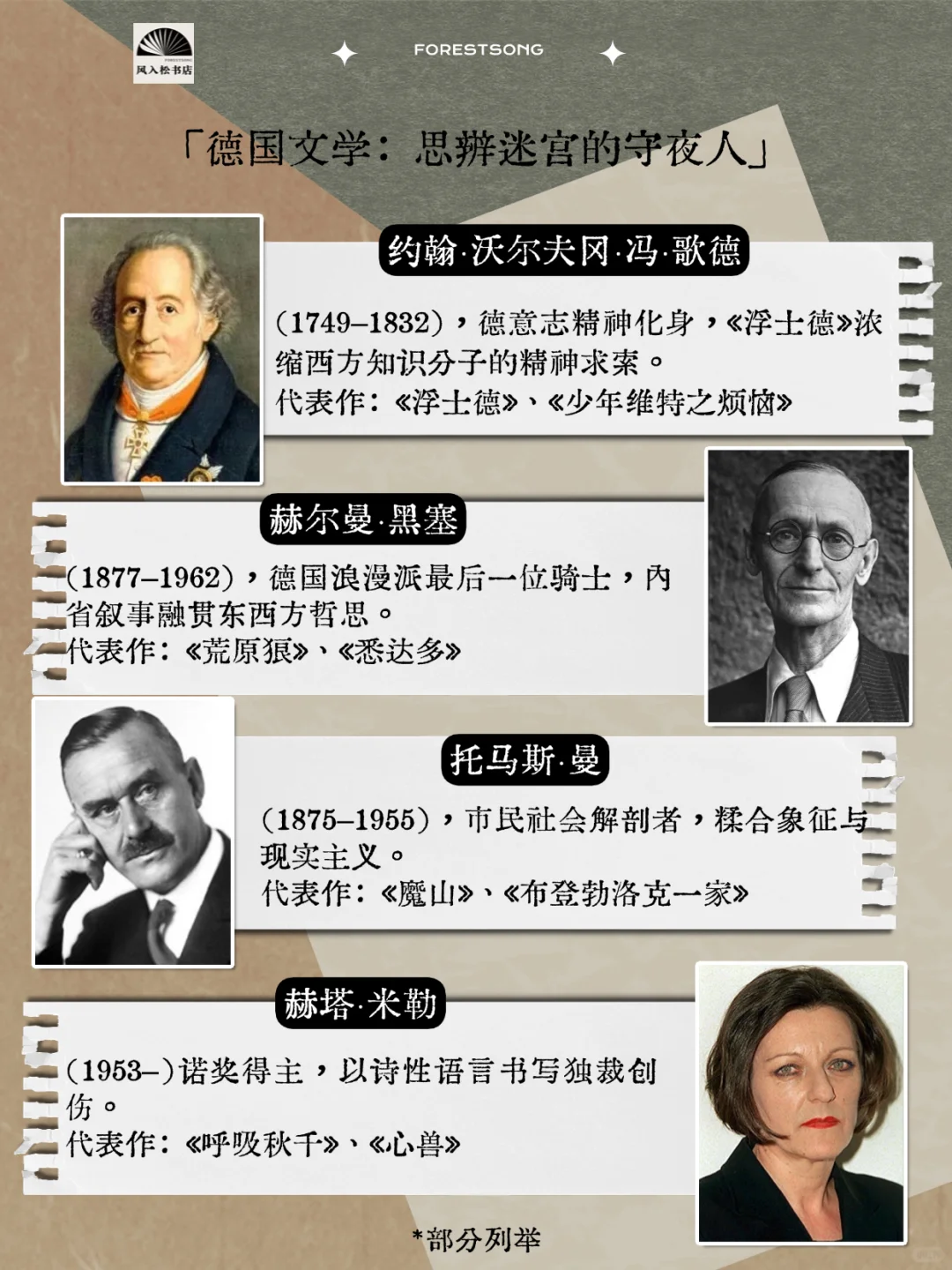 世界文学的光谱💫值得一读再读的代表作家
