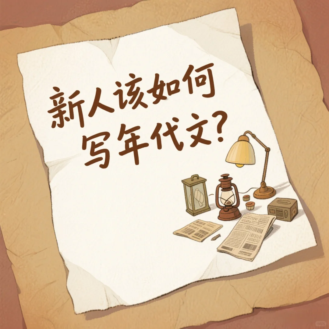 新人玩家如何写年代文