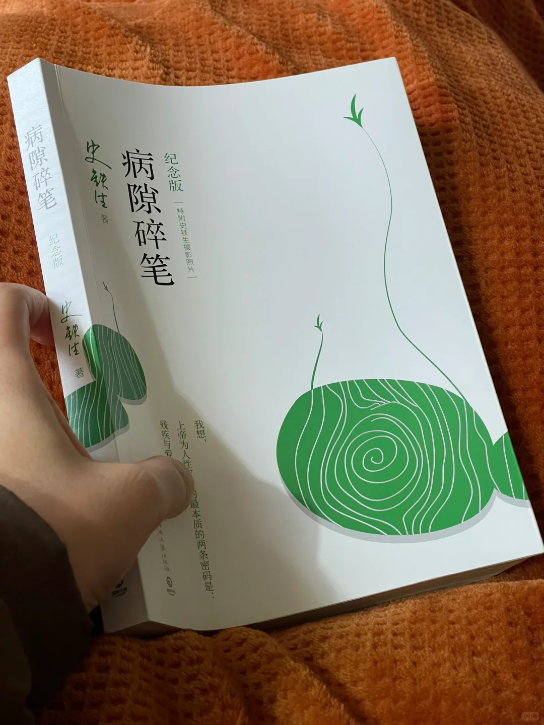 史铁生的顶级文笔‼️
