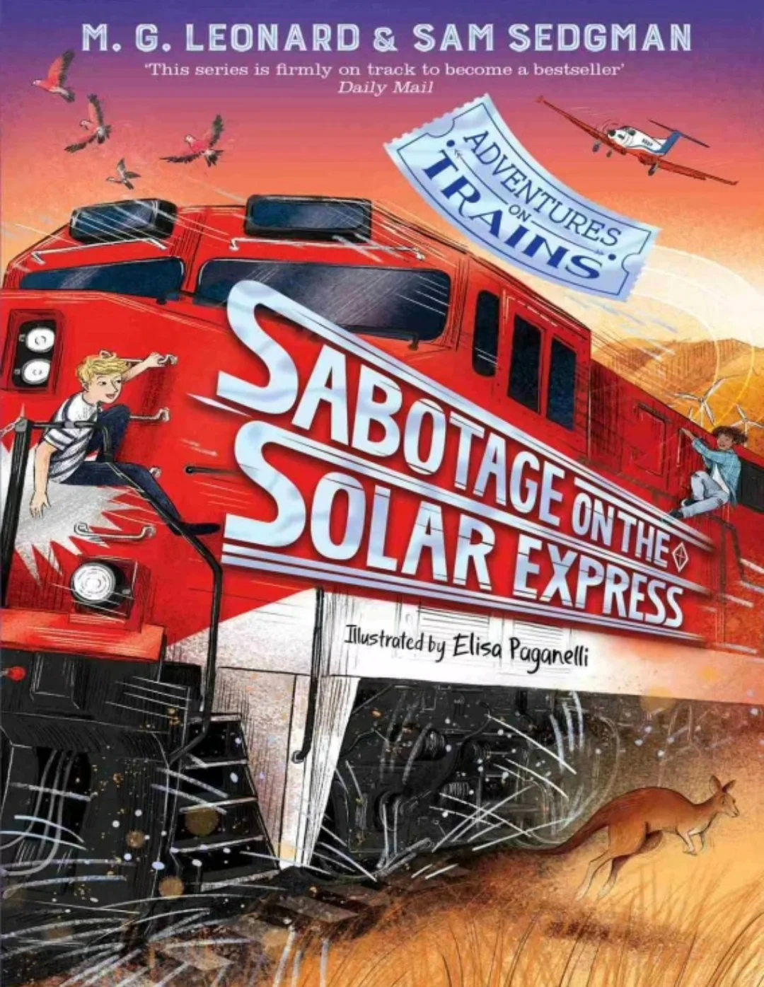 火车历险记Adventures on Trains全6册英文