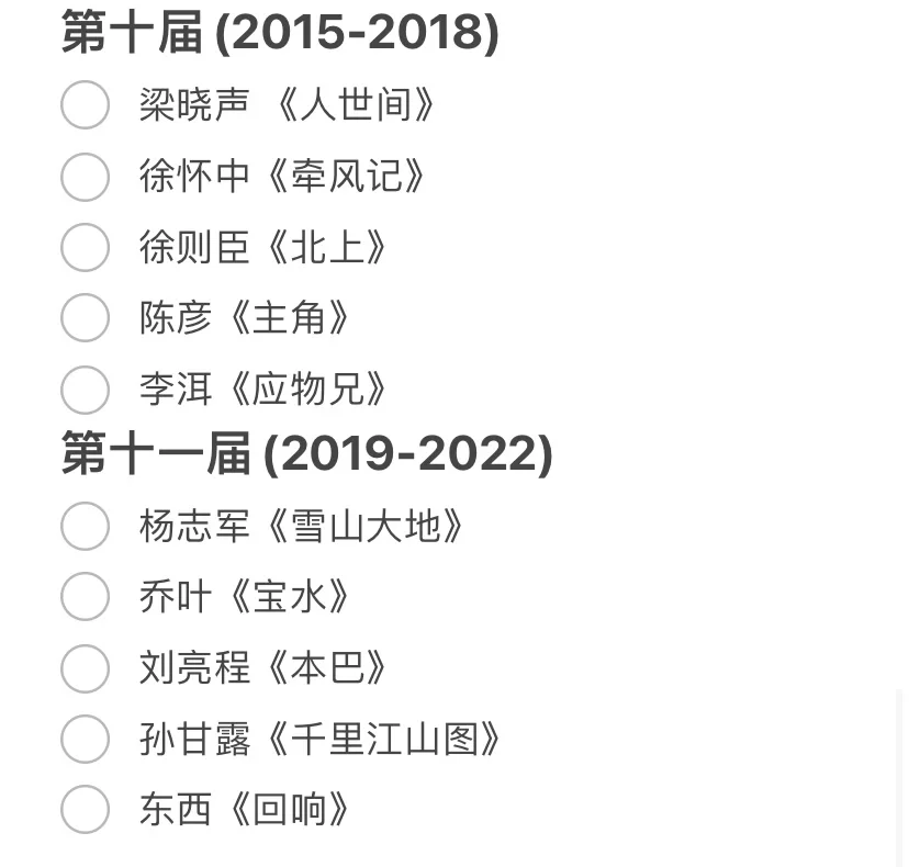2024读书清单 从茅盾文学奖获奖作品读起～