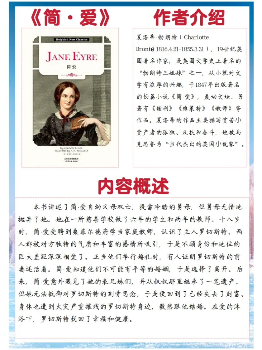 简爱读书笔记