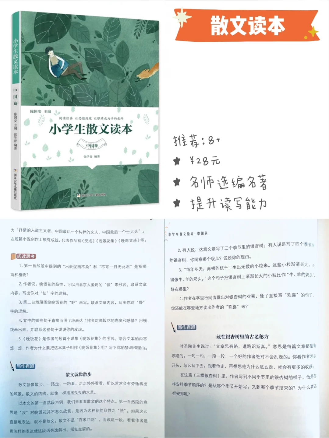 8-12岁｜小学生书单 散文 名著 获奖作品