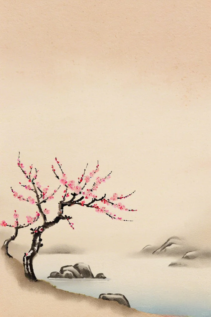 古风系列简约文案底图