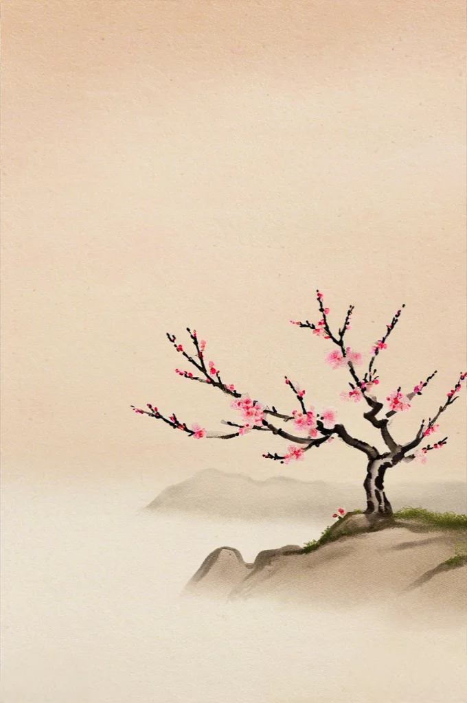 古风系列简约文案底图