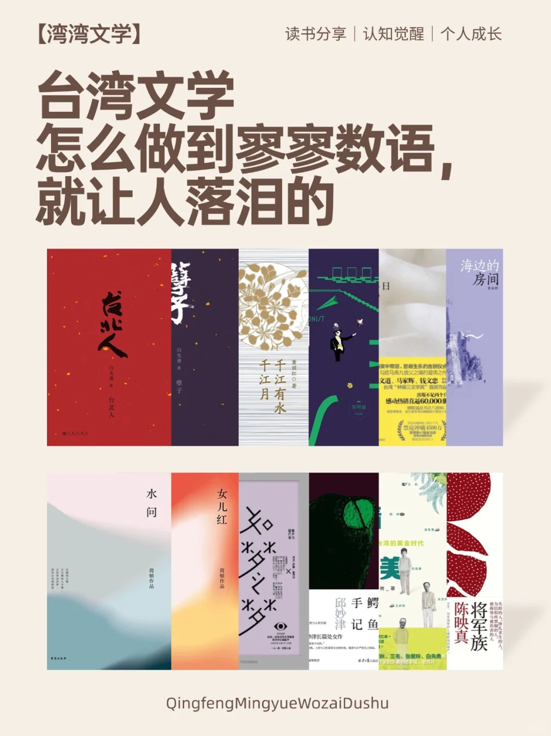 📚 台湾文学｜那些湾湾文学独有的细腻与潮湿