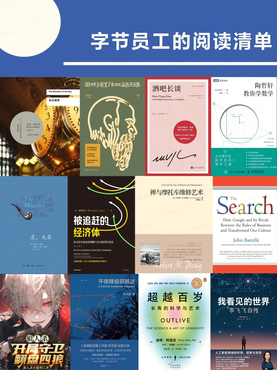 字节员工爱看的 12 本书📚