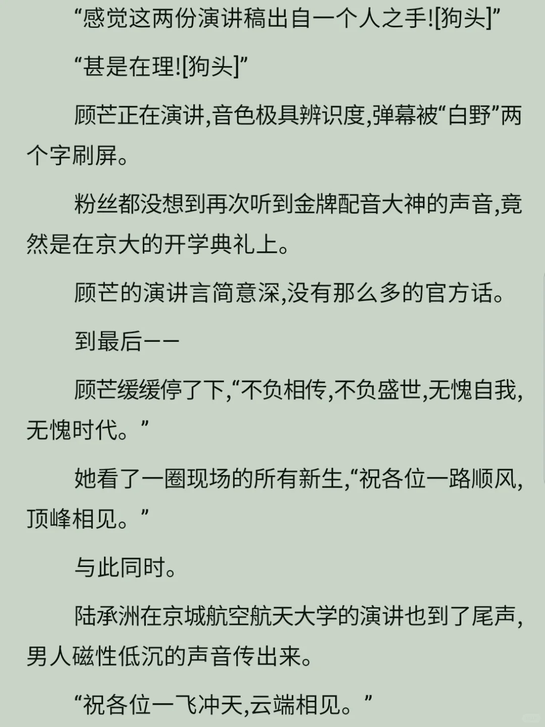 那些年的小说语录1
