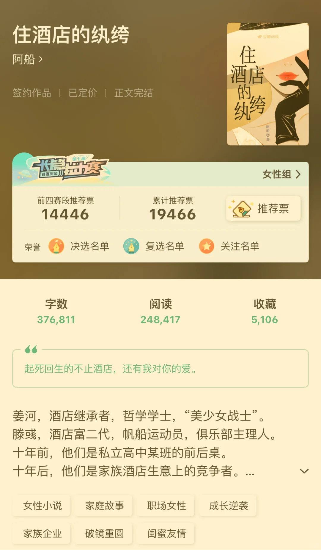 《住酒店的纨绔》好适合拍剧…