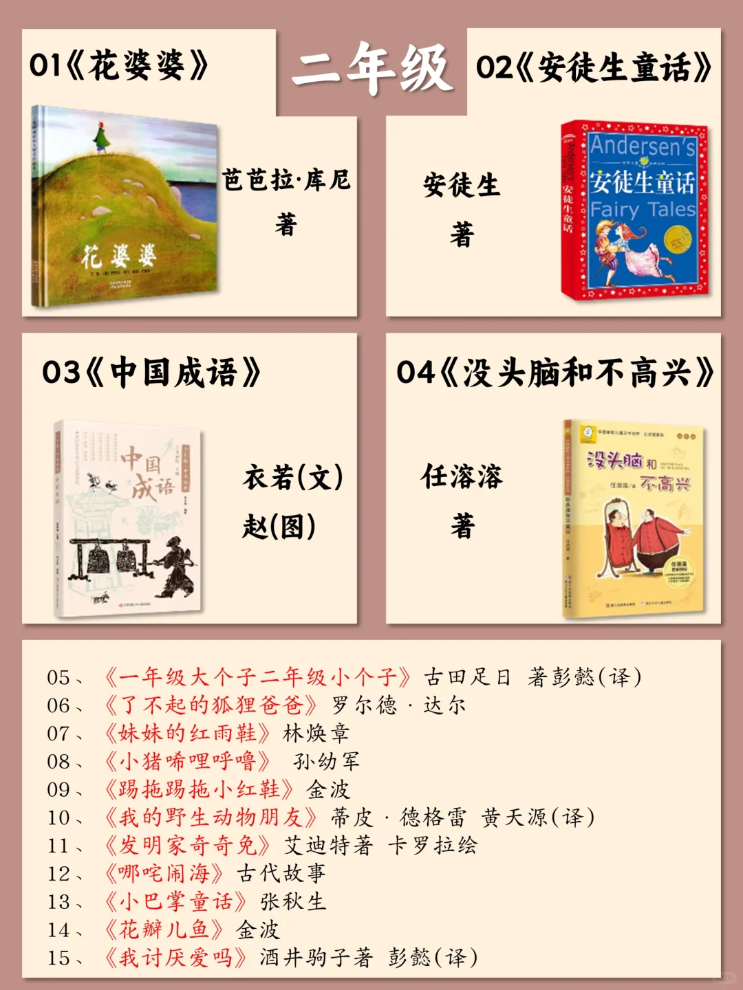 人民日报推荐🌟｜小学1-6年级课外书单