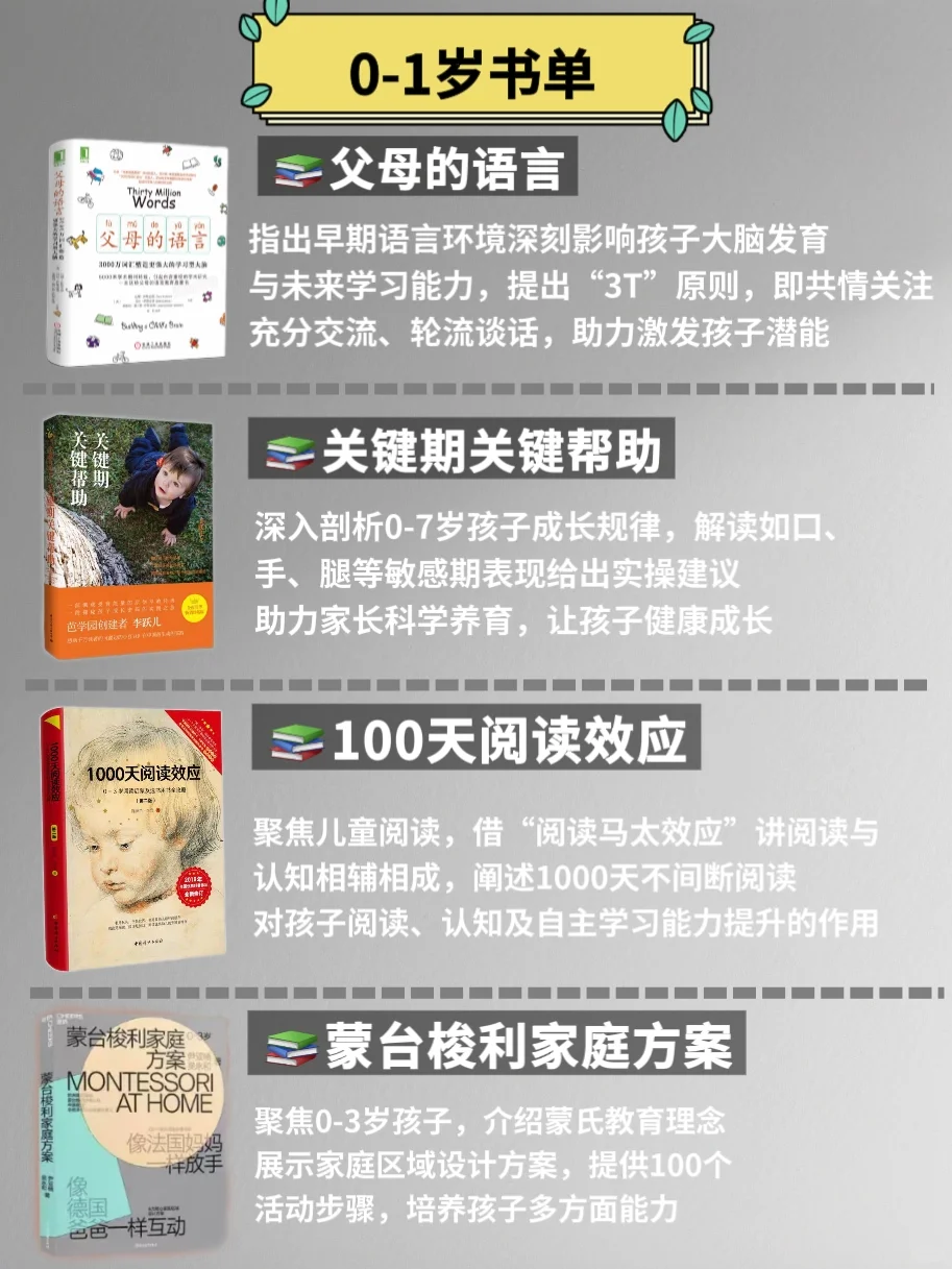 当了妈妈后，再忙也要读这24本书❗️不焦虑