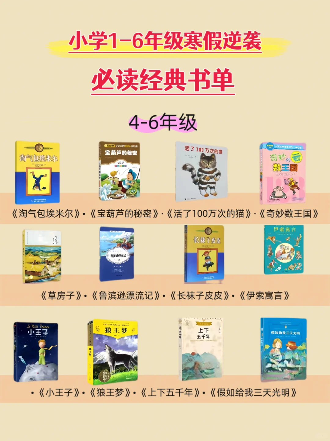 人民日报分享小学生寒假逆袭必看书单