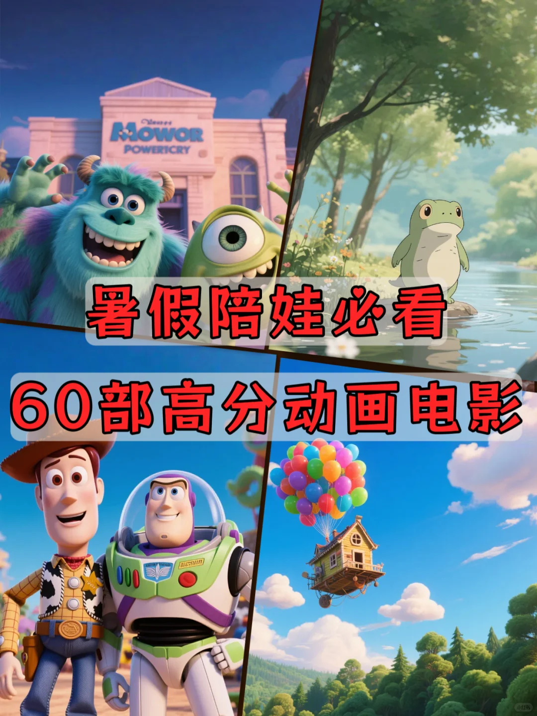暑假陪娃必看👀60部高分动画电影