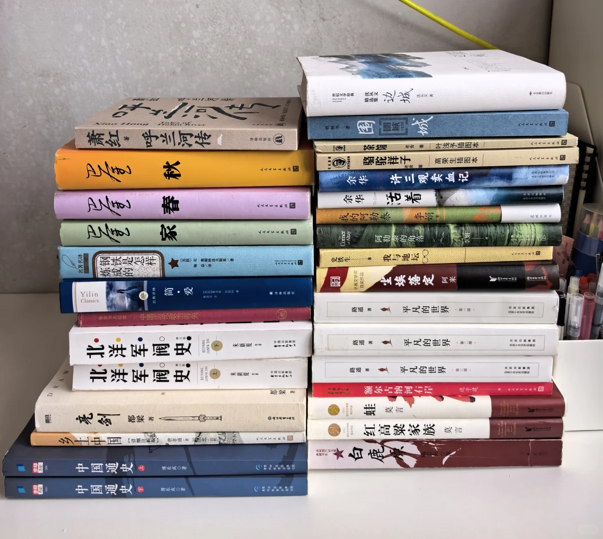 我喜欢看这些书，你们喜欢看什么类型的书？