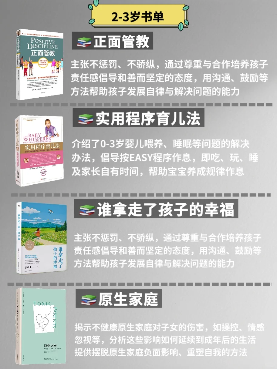 当了妈妈后，再忙也要读这24本书❗️不焦虑