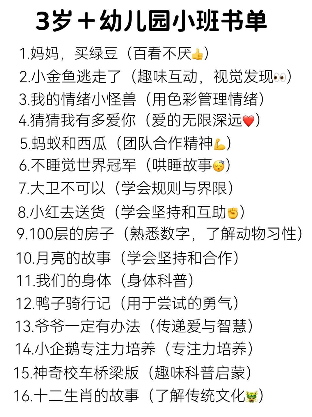 3-5岁绘本推荐！被娃翻烂，百看不厌👍