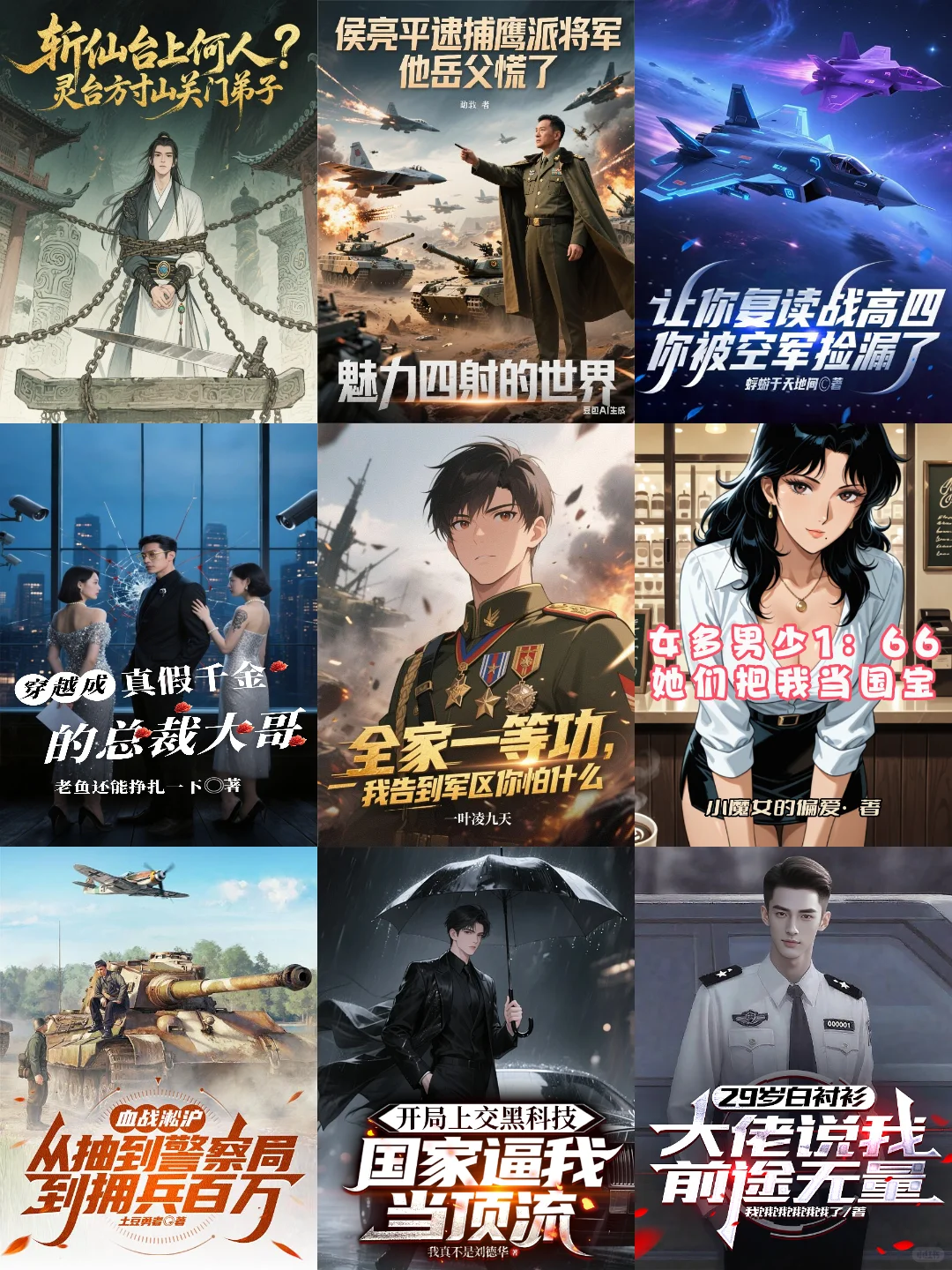 8月 第32周，番茄男频，新书榜分析