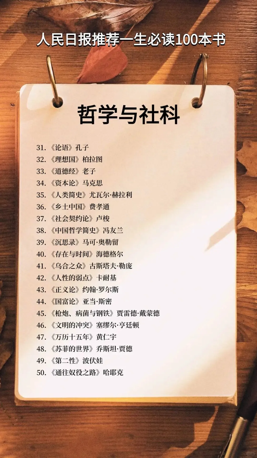 人民日报推荐：一生必读100本顶级好书！