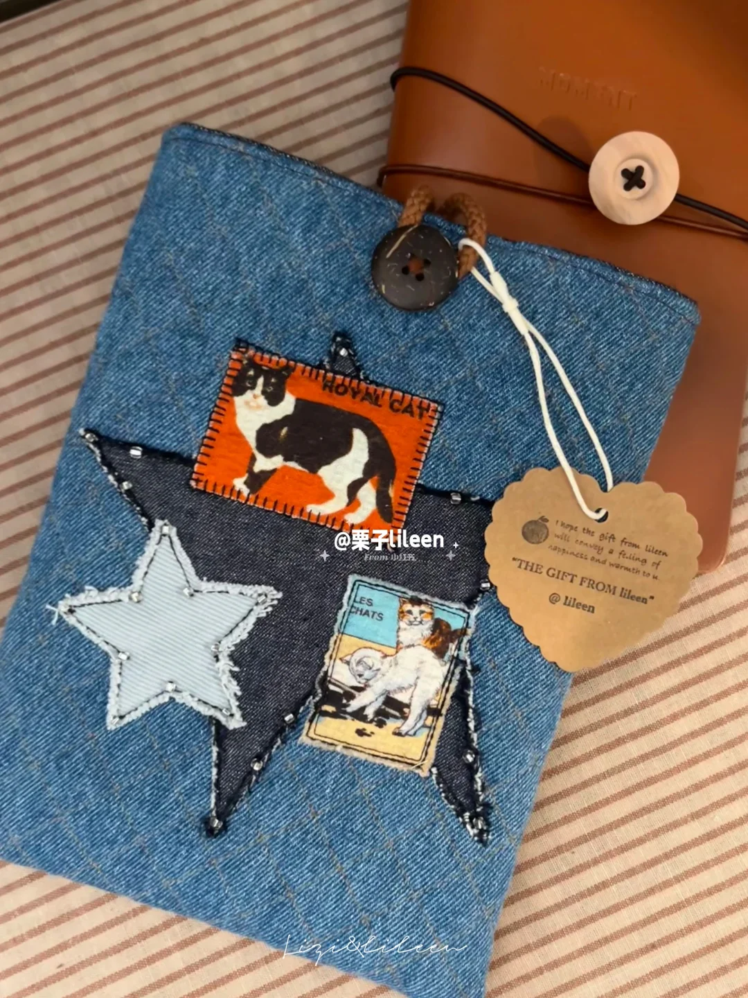 牛仔kindle收纳包｜是猫猫🐈