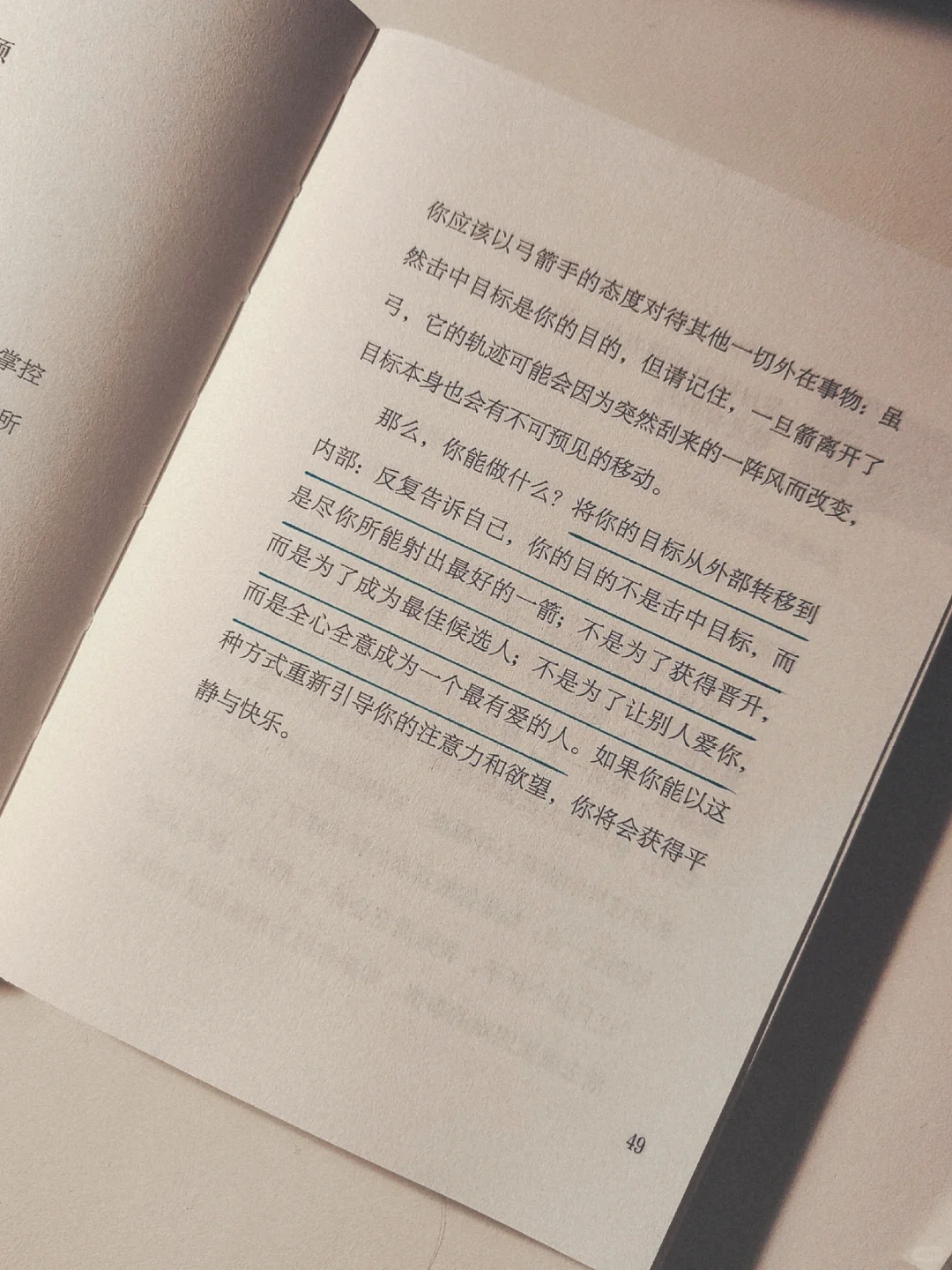 “你应该像暂住客栈的旅人一样度过此生”