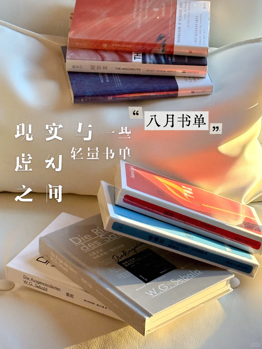 8月书单｜在现实与虚幻之间的轻量阅读 🪐