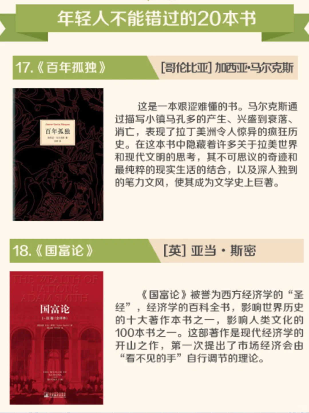 清北推荐|年轻人最不该错过的20本书