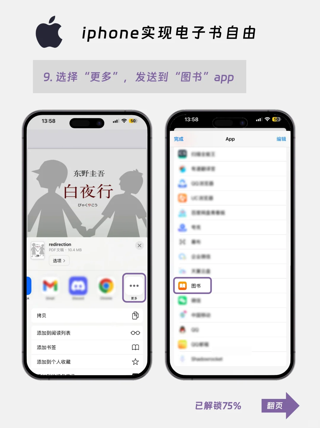 iPhone电子书自由模式，你用了多久才发现的