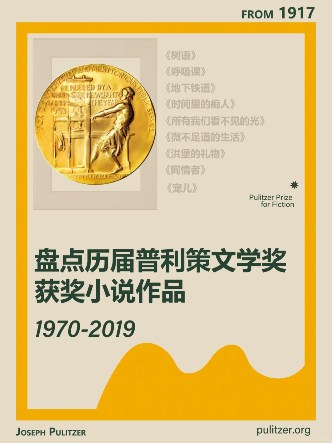 盘点冷门又孤傲的普利策文学奖获奖小说📚