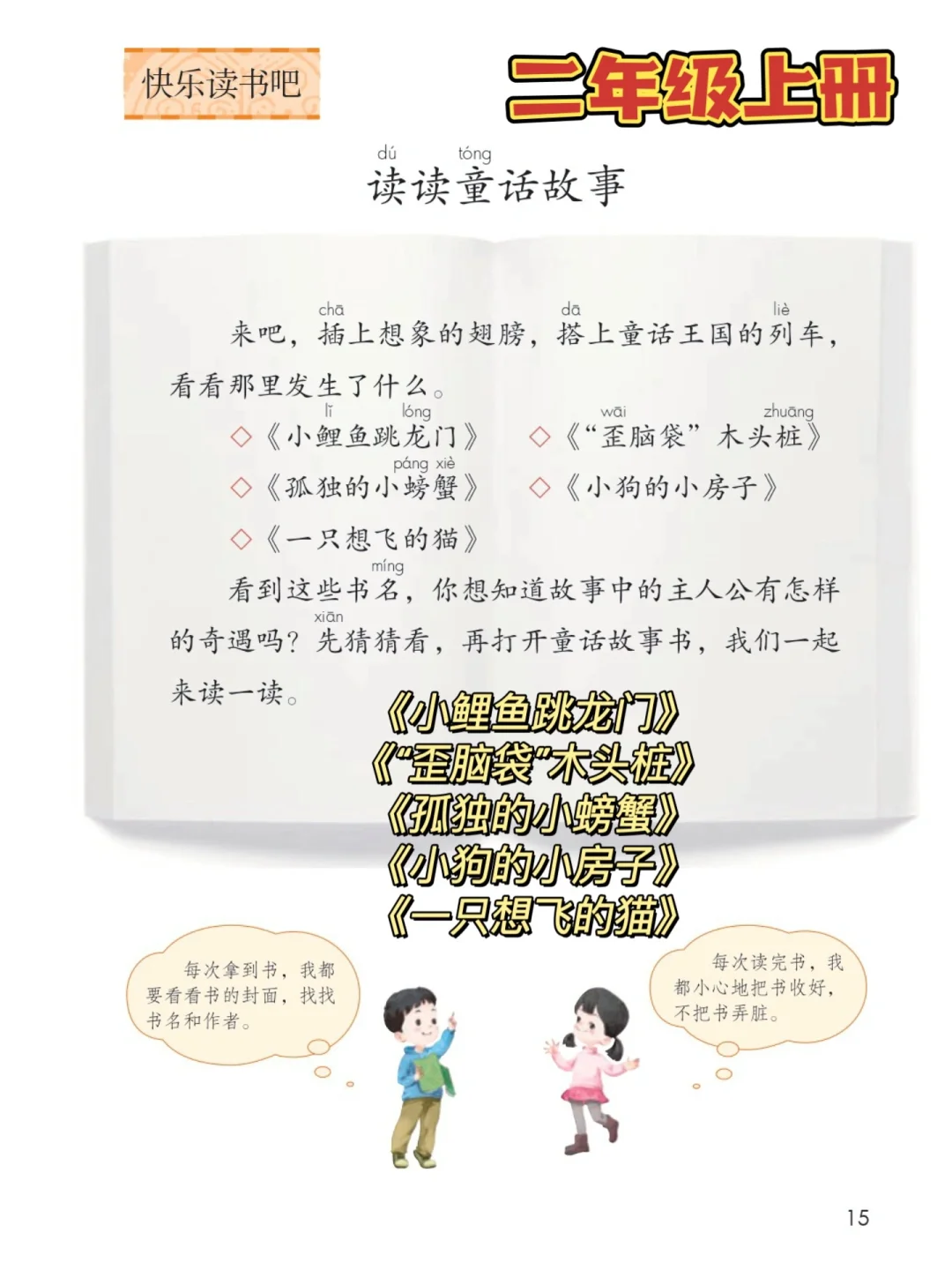 小学1-6年级👉快乐读书吧书目汇总🔥