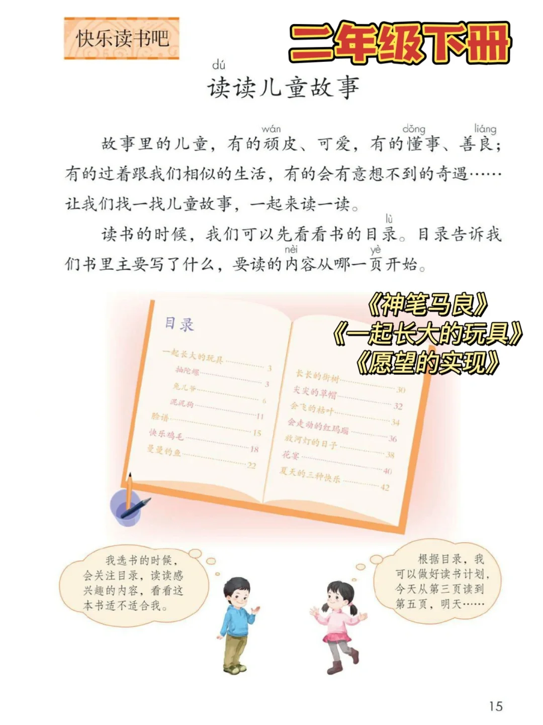 小学1-6年级👉快乐读书吧书目汇总🔥