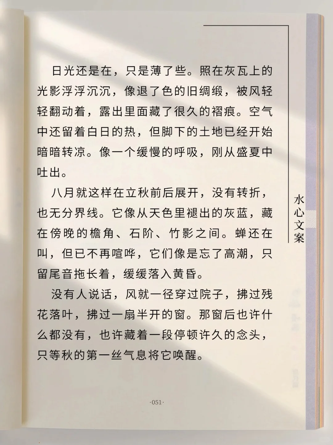 原创散文‖八月，是低头未凉的夏