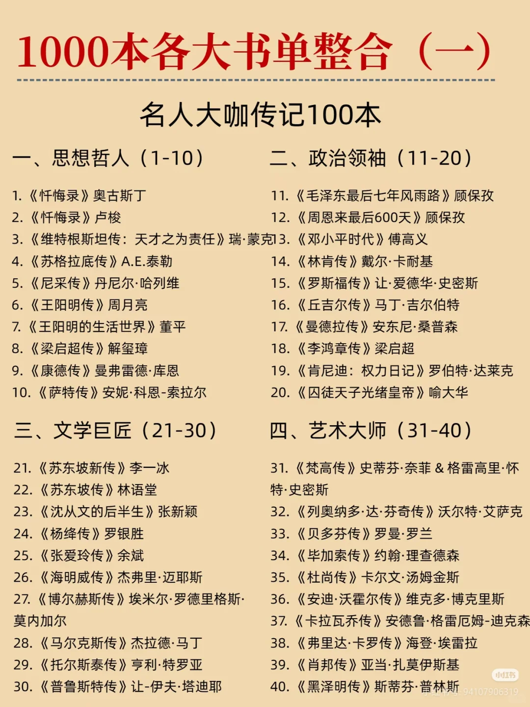 世界级成长书单全在这里，经典不容错过