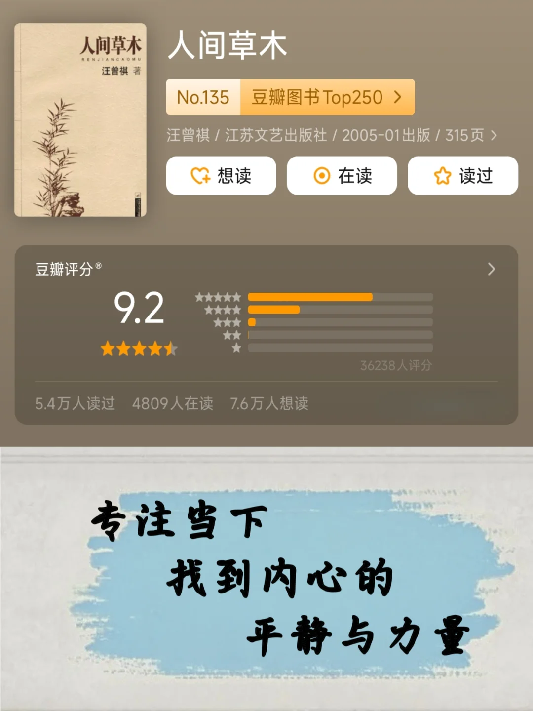 10本「帮成年人卸下焦虑」的静心书单