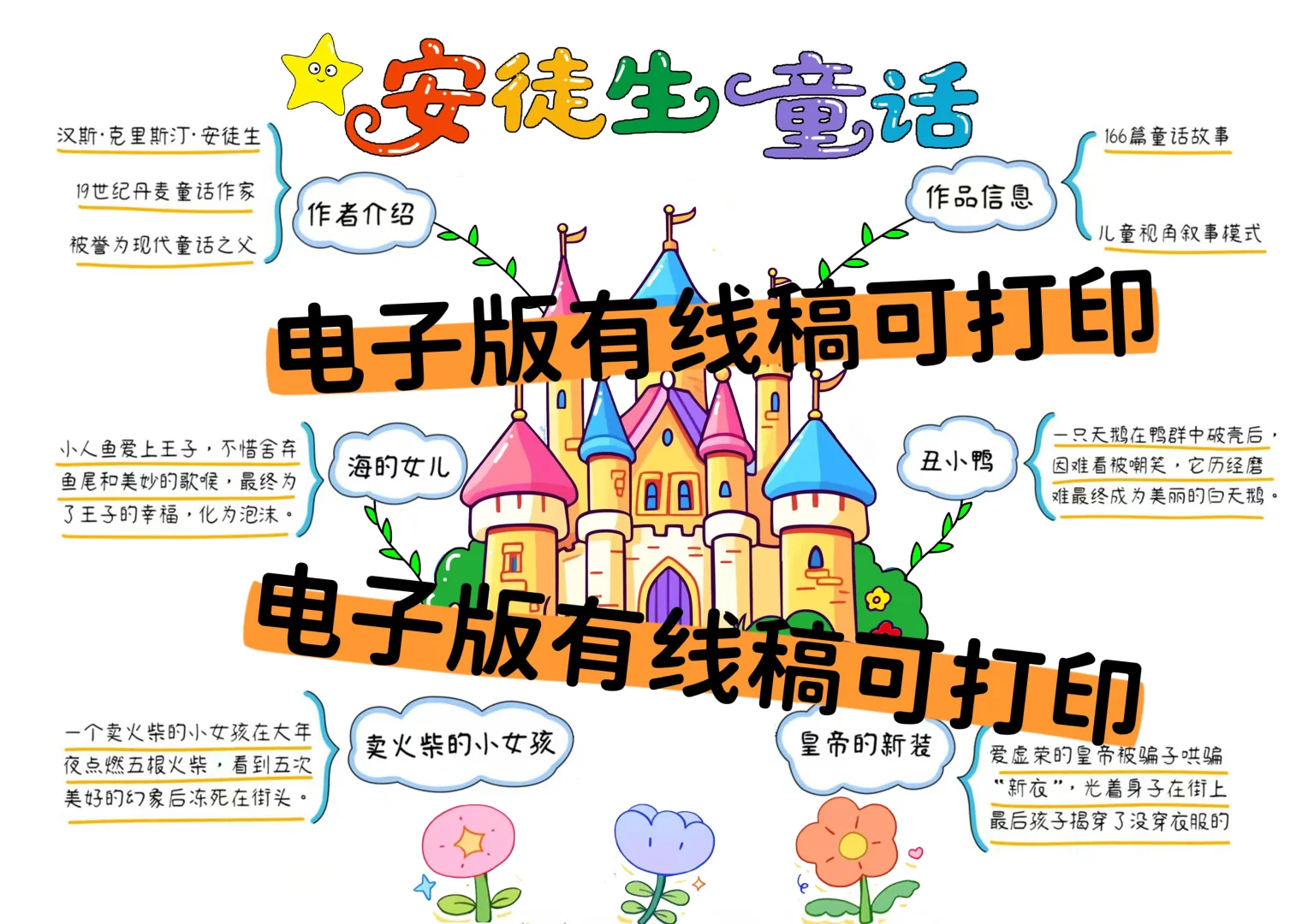 安徒生童话手抄报电子版