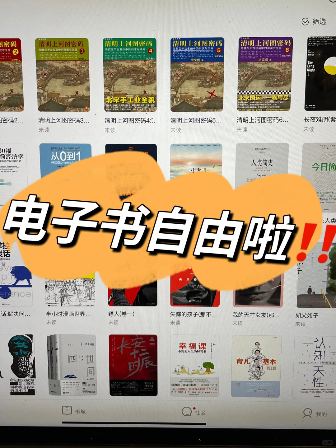 这个电子书库🗂️让我实现电子书自由🤩