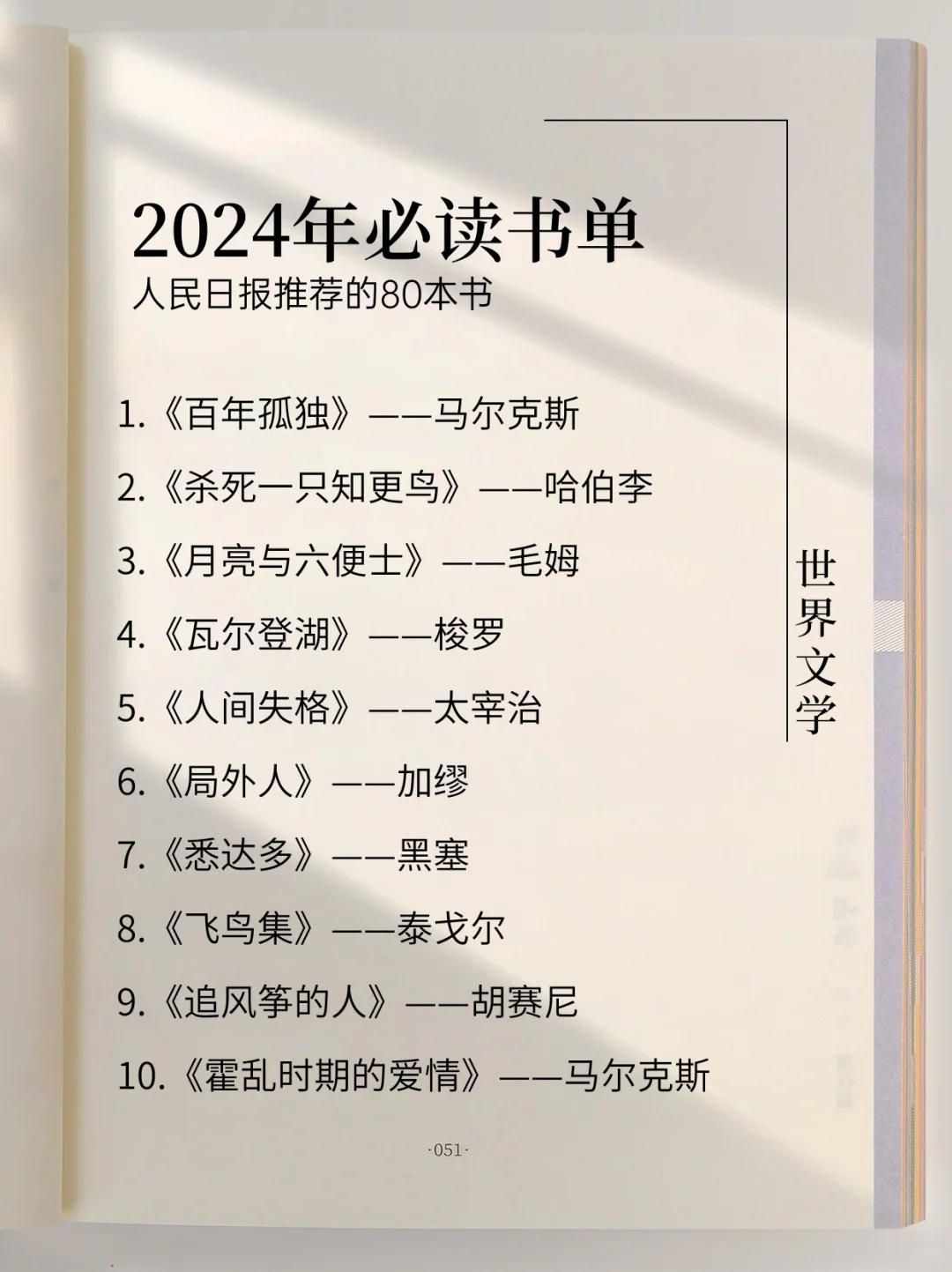 📖人民日报2024年必读好书推荐