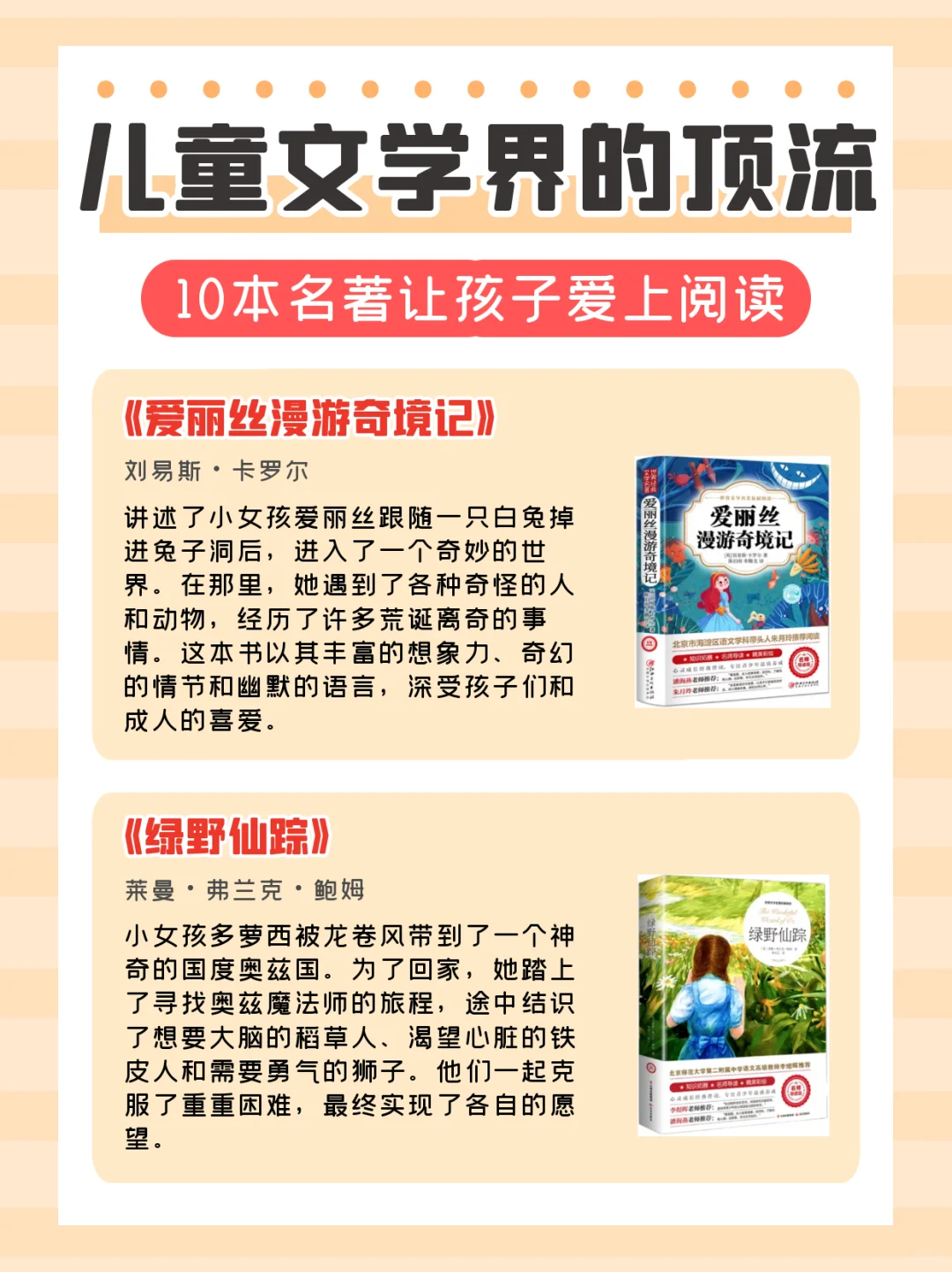 谁还没读过这10本儿童名著？快给孩子安排上