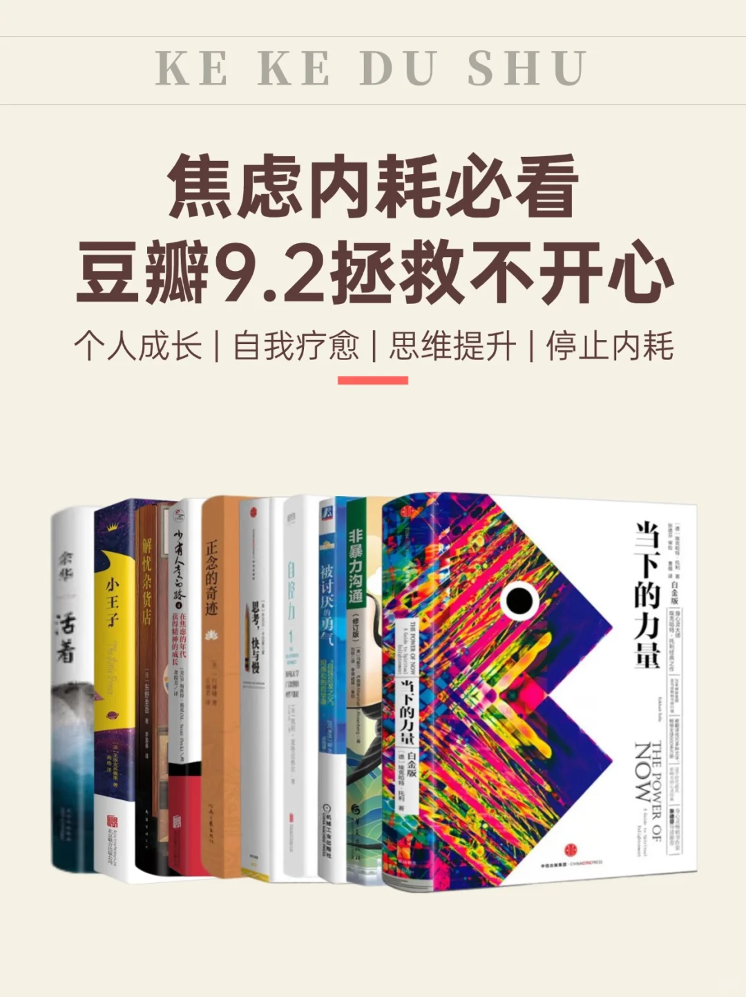 豆瓣9.2！磕完这10本书真的真的不焦虑了