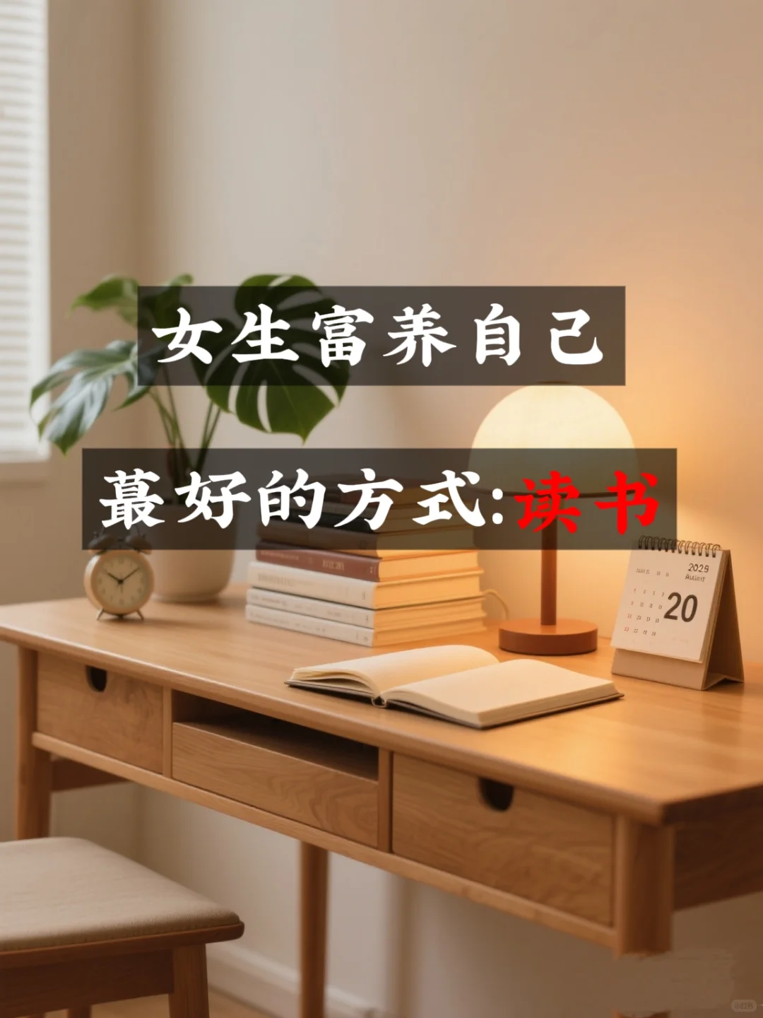 这才是女生富养自己的蕞好的方式：读书