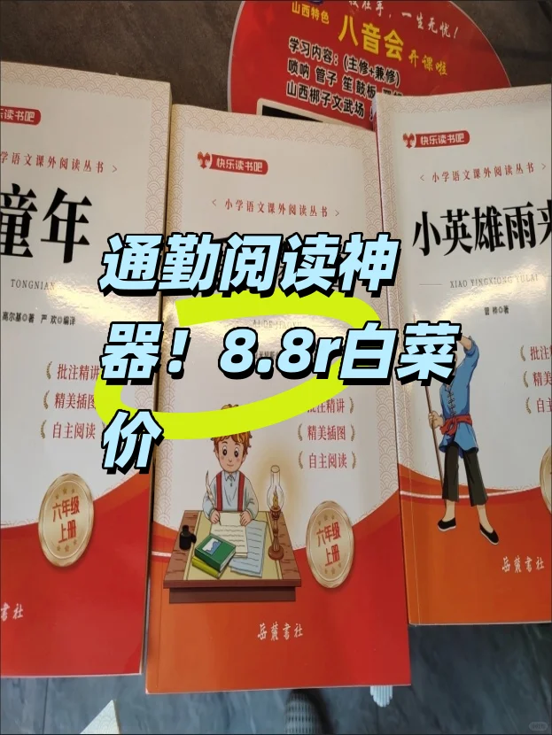 通勤阅读神器！8.8r白菜价📖
