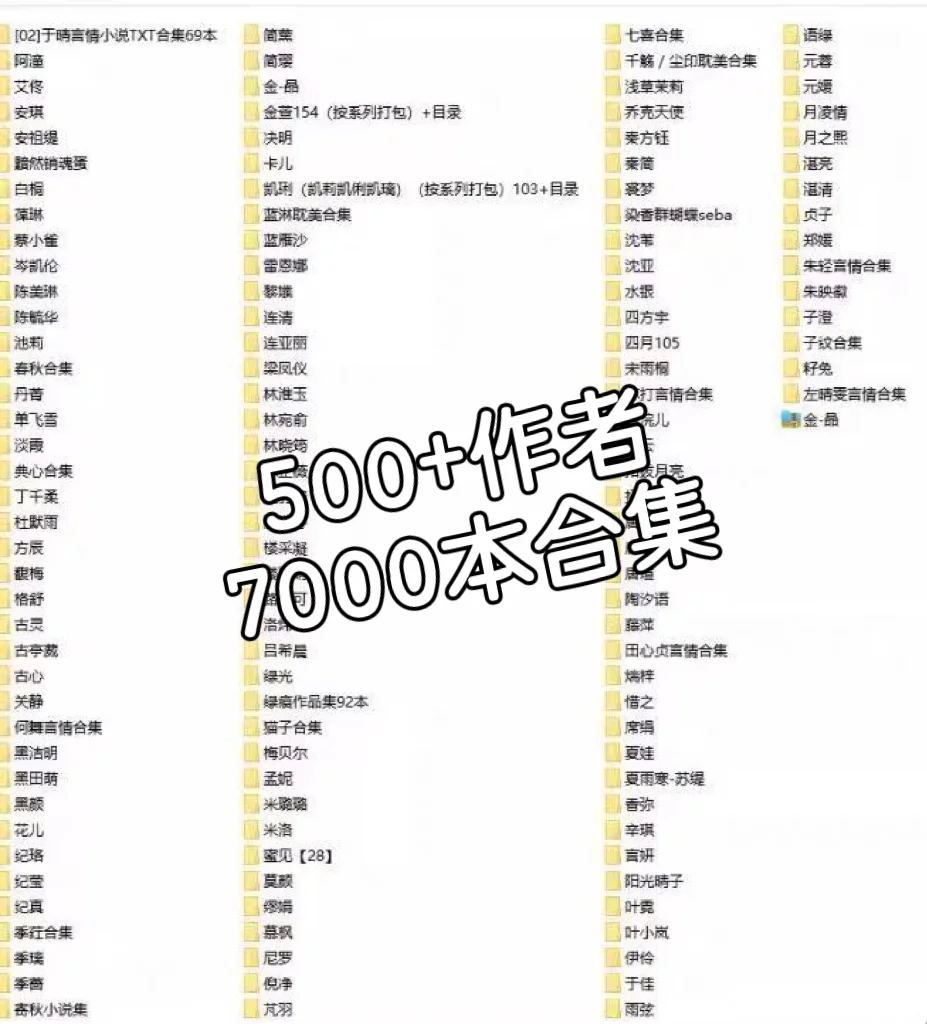 台湾古早言情小说合集，80 90 后的青春