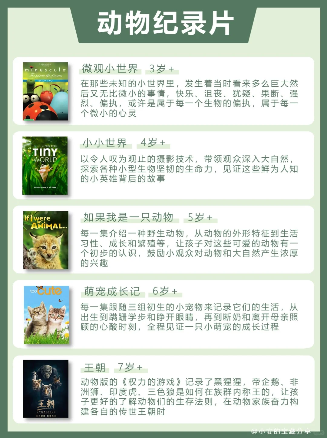 30部儿童纪录片，知识暴涨！高效陪娃必备！