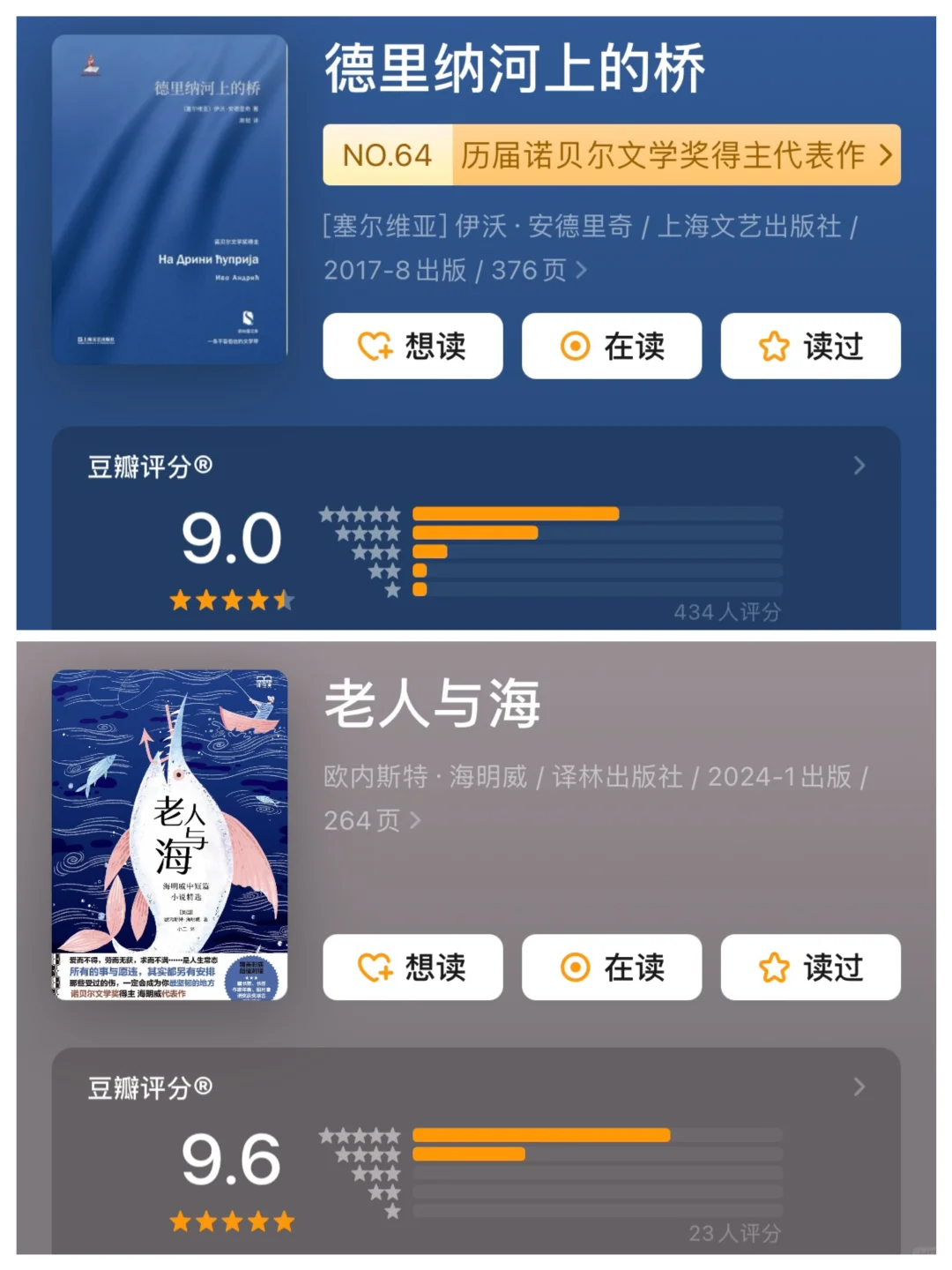 诺贝尔文学奖9.0高分作品，你都读过几本？
