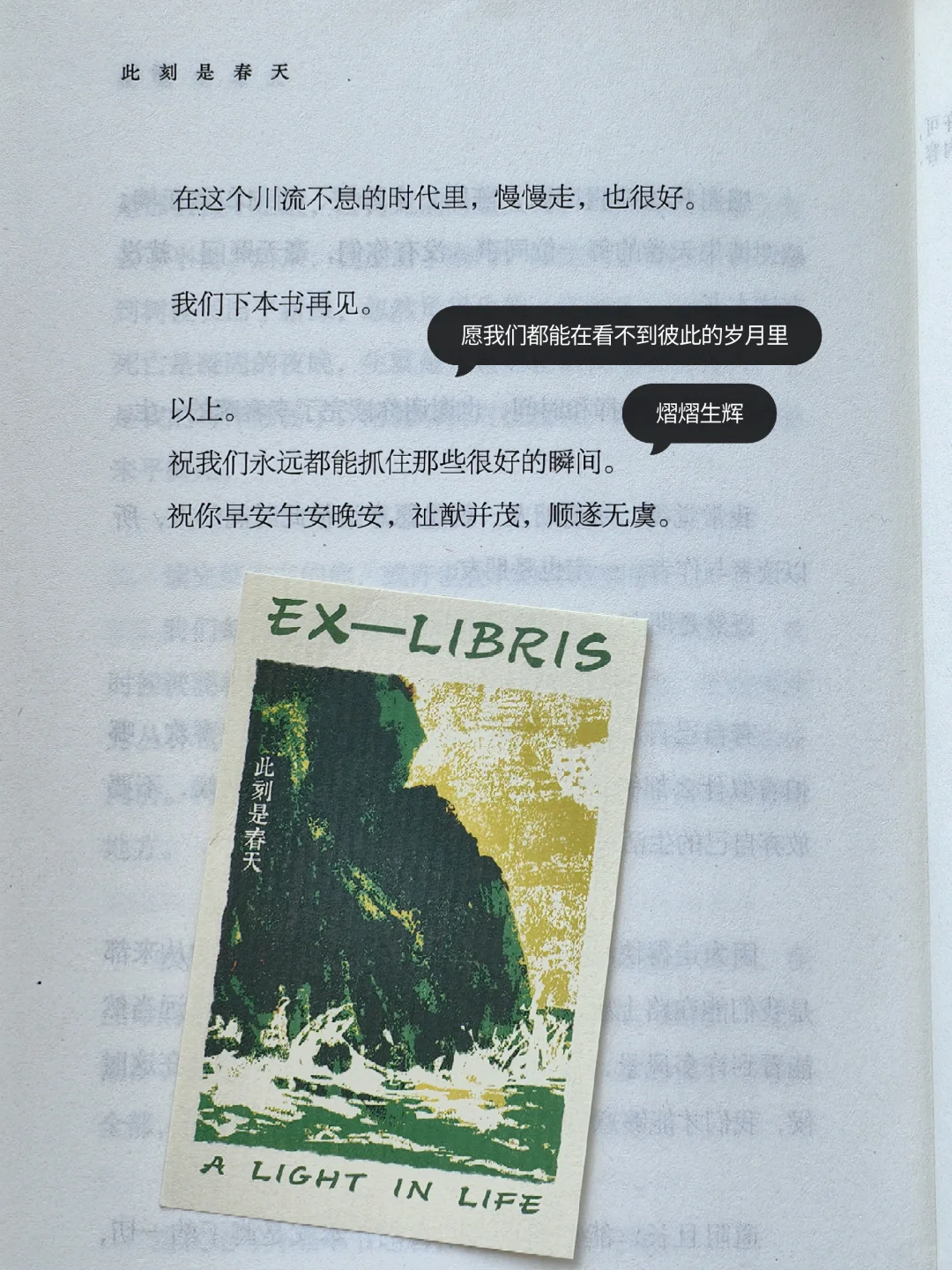 卢思浩📖｜《此刻是春天》🍃🍃